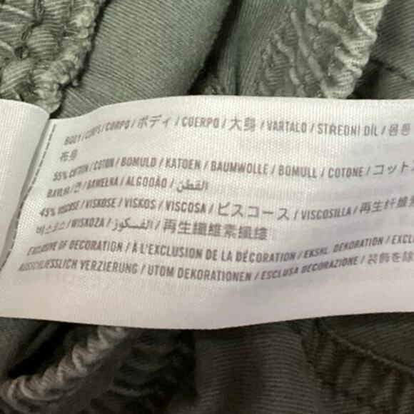 Hollister Sage Green Ultra High Rise Elastic Waist Pull On Jogger Pants Size S - Picture 5 of 5